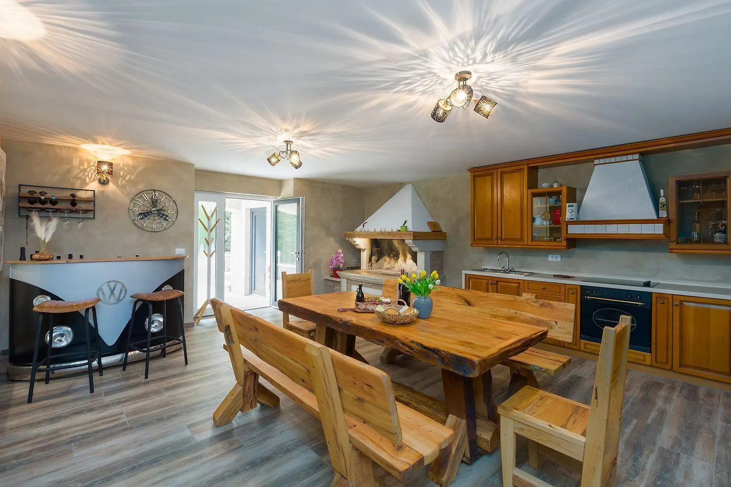 בית נופש Kaštelir Atemberaubende Villa Mit Pool, Jacuzzi, Sauna, Panoramablick, Eigener Taverne, Spielplatz, Kamin